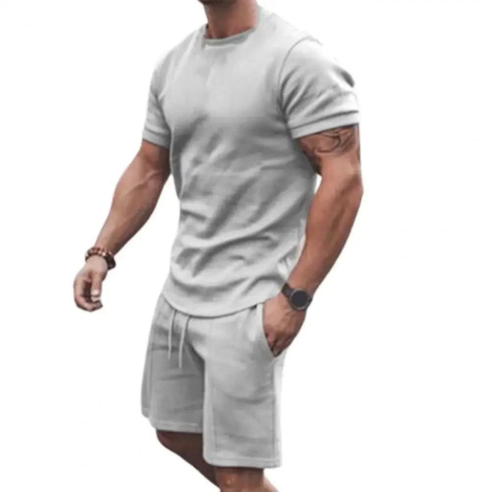 Men’s Summer T-Shirt & Shorts Two-Piece